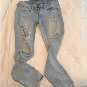 American Eagle ripped jeans